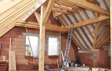 Knights End attic trusses